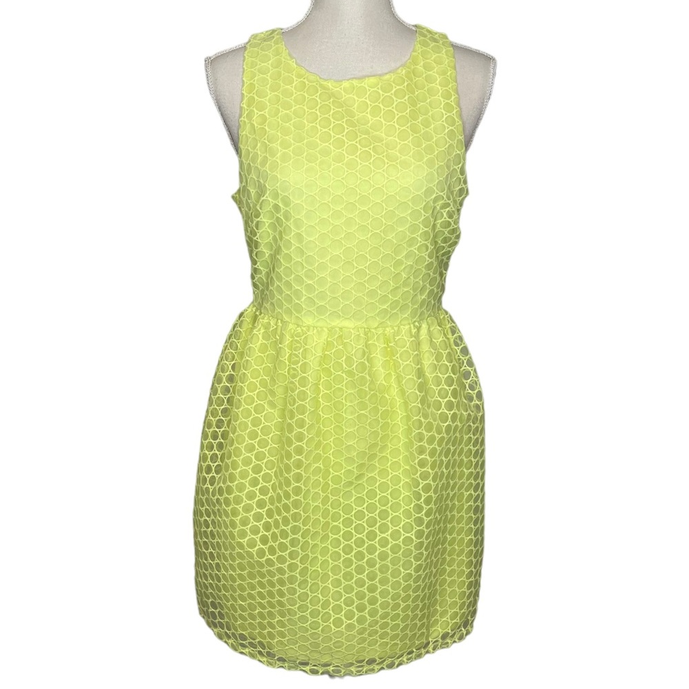 Blue Rain Texture Sleeveless Tank Top Mini Dress Size Medium